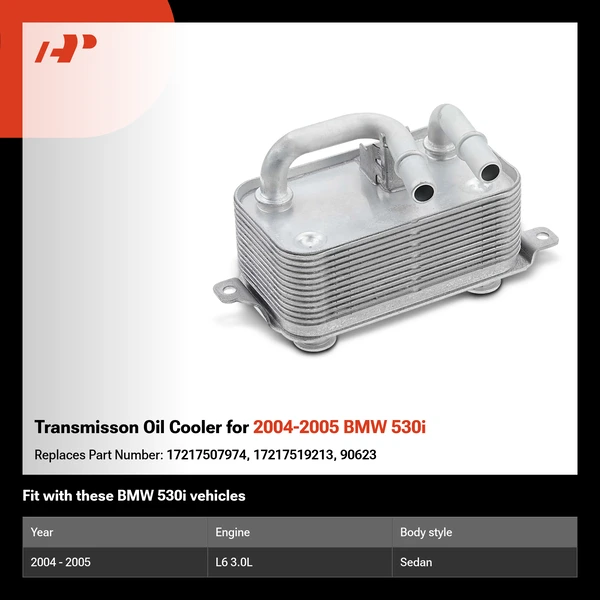 Transmisson Oil Cooler for 2004-2005 BMW 530i