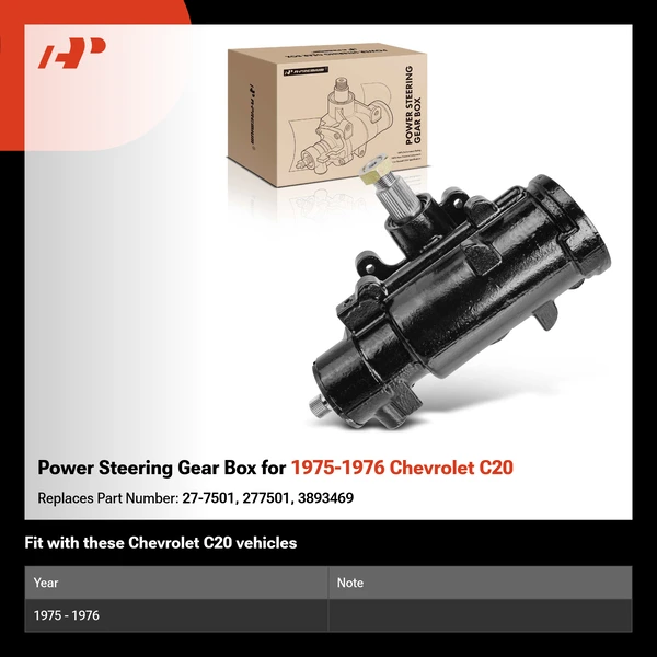 Power Steering Gear Box for 1975-1976 Chevrolet C20