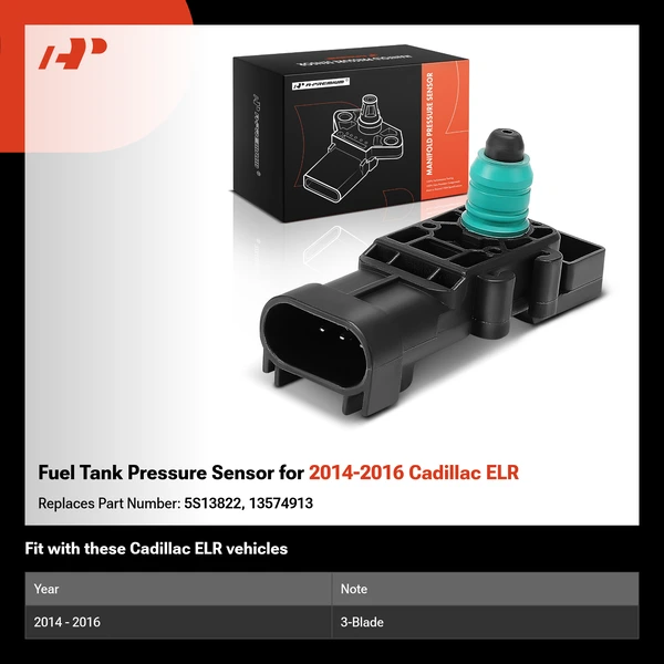 Fuel Tank Pressure Sensor for 2014-2016 Cadillac ELR