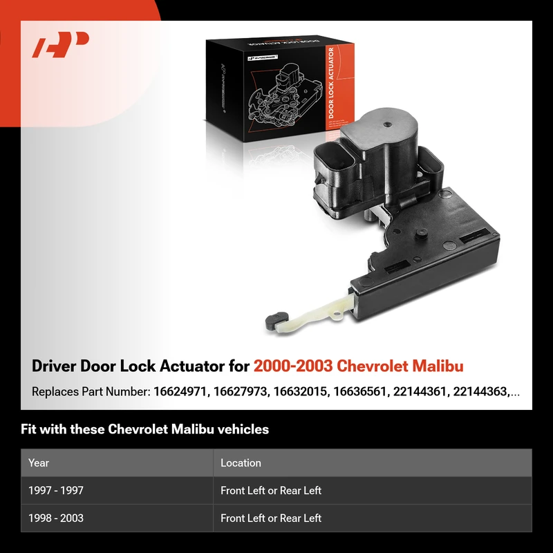 Driver Door Lock Actuator for 2000-2003 Chevrolet Malibu