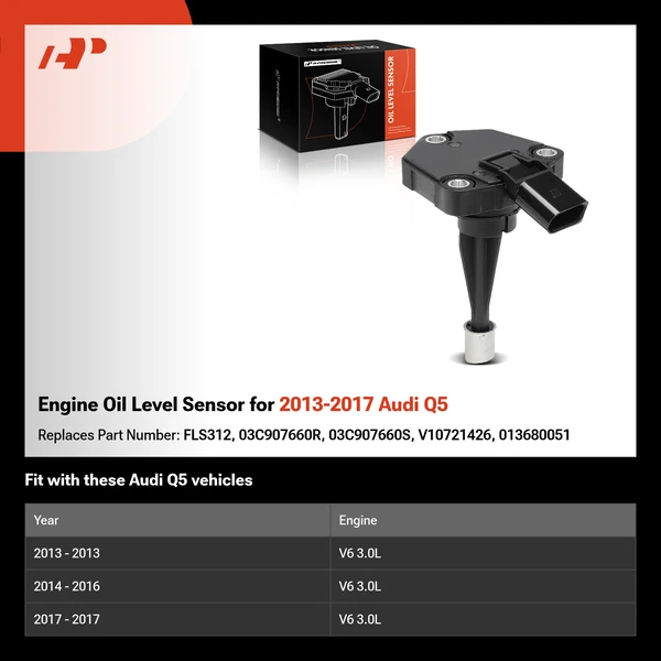 Engine Oil Level Sensor for 2013-2017 Audi Q5