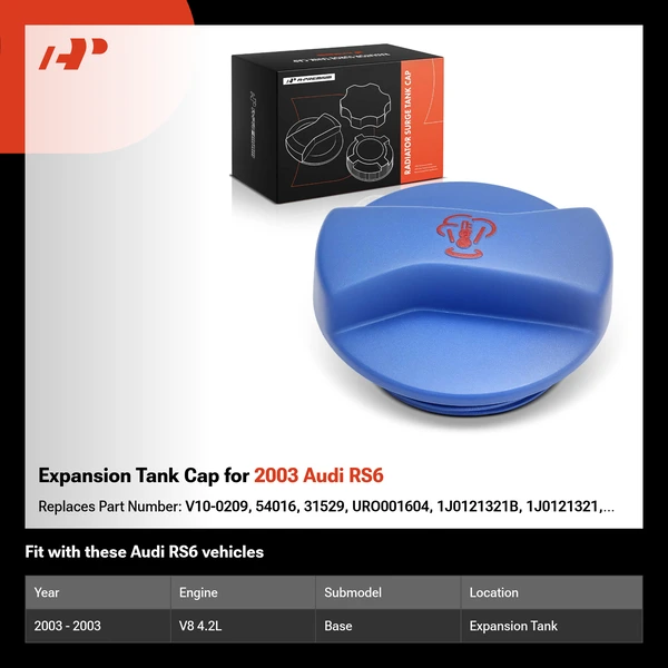 Expansion Tank Cap for 2003 Audi RS6