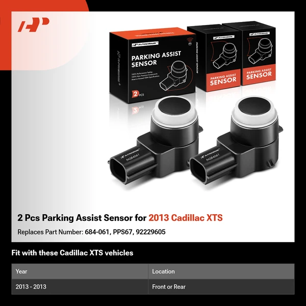 2 Pcs Parking Assist Sensor for 2013 Cadillac XTS