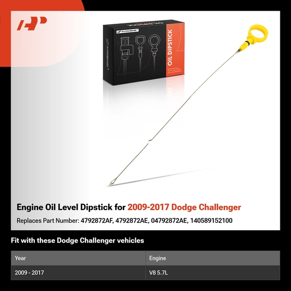 Engine Oil Level Dipstick for 2009-2017 Dodge Challenger