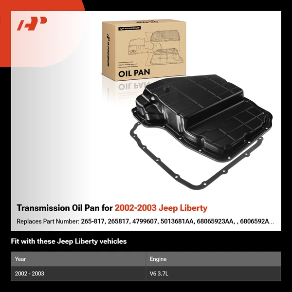 Transmission Oil Pan for 2002-2003 Jeep Liberty
