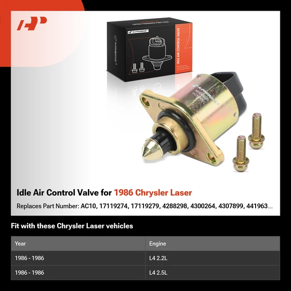 Idle Air Control Valve for 1986 Chrysler Laser