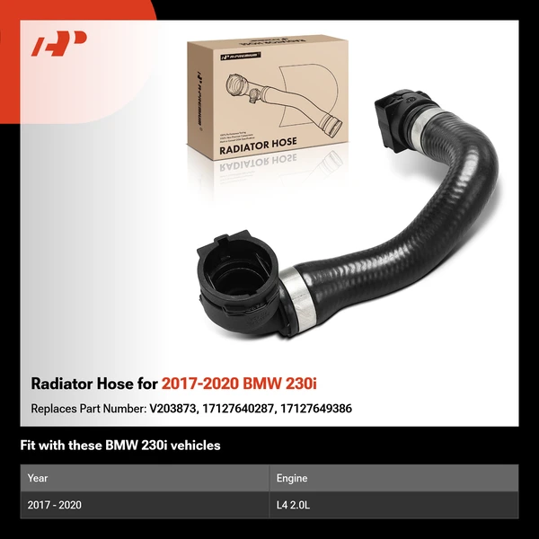 Radiator Hose for 2017-2020 BMW 230i