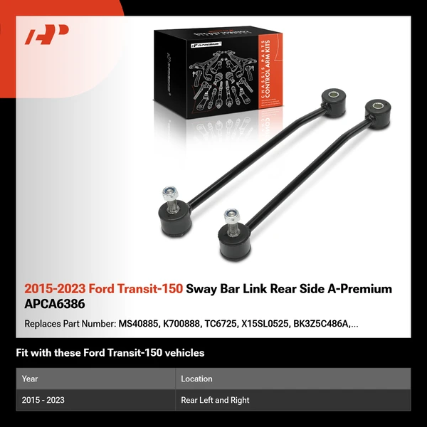 2015-2023 Ford Transit-150 Sway Bar Link Rear Side A-Premium APCA6386