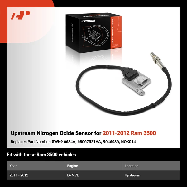 Upstream Nitrogen Oxide Sensor for 2011-2012 Ram 3500