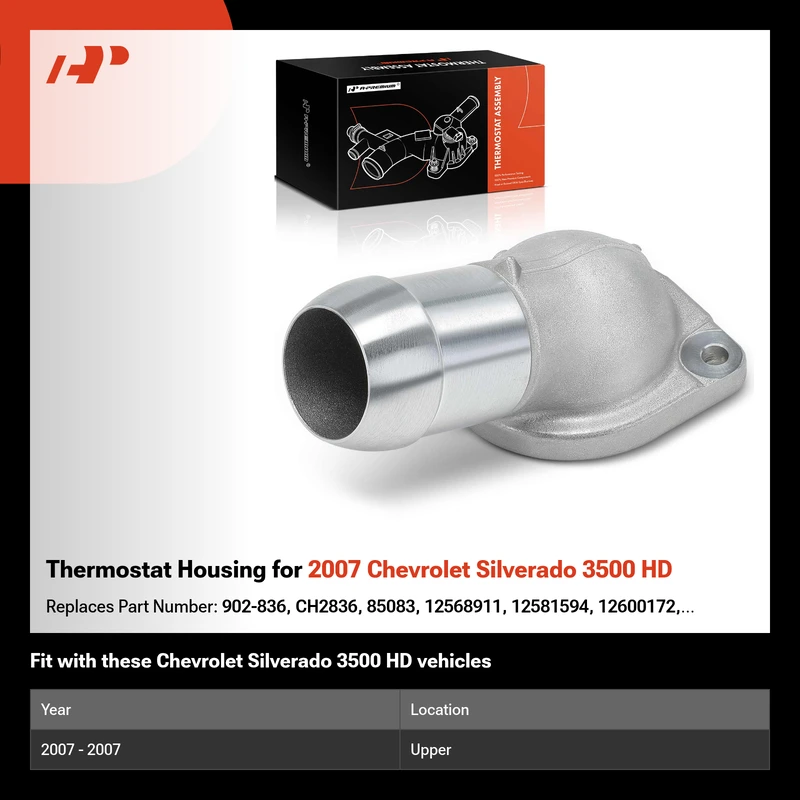 Thermostat Housing for 2007 Chevrolet Silverado 3500 HD