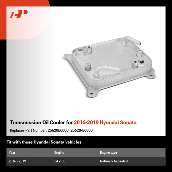 Transmission Oil Cooler for 2016-2019 Hyundai Sonata