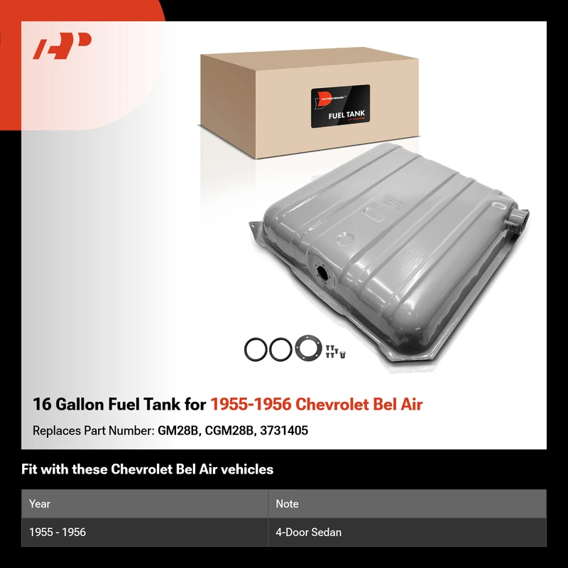 16 Gallon Fuel Tank for 1955-1956 Chevrolet Bel Air