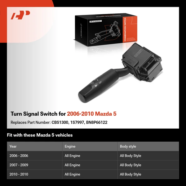 Turn Signal Switch for 2006-2010 Mazda 5