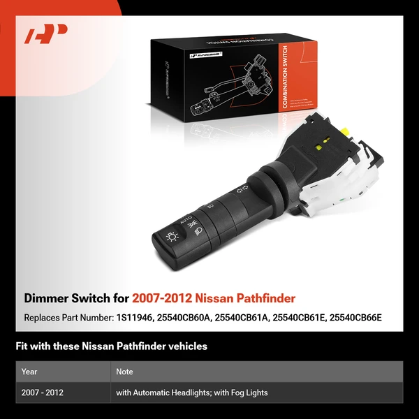 Dimmer Switch for 2007-2012 Nissan Pathfinder