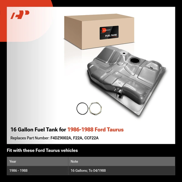 16 Gallon Fuel Tank for 1986-1988 Ford Taurus
