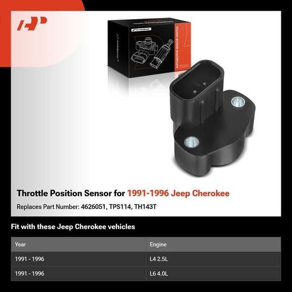 Throttle Position Sensor for 1991-1996 Jeep Cherokee