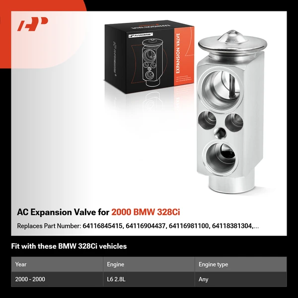 AC Expansion Valve for 2000 BMW 328Ci