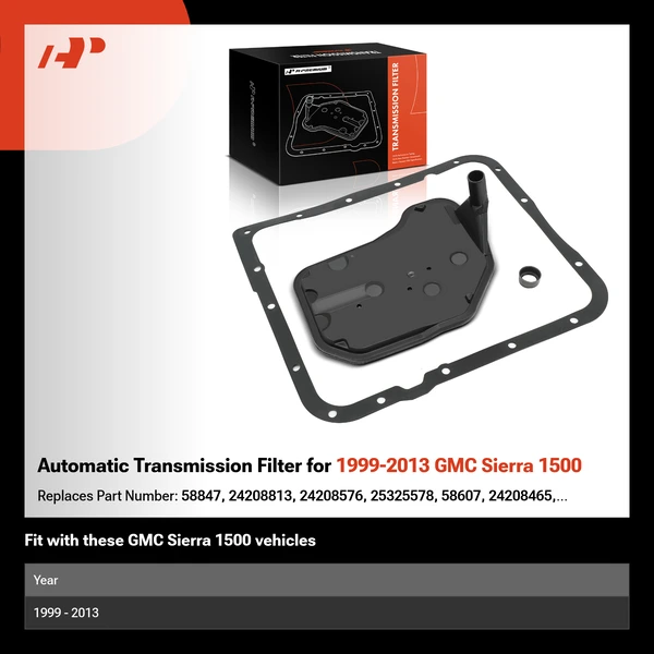 Automatic Transmission Filter for 1999-2013 GMC Sierra 1500