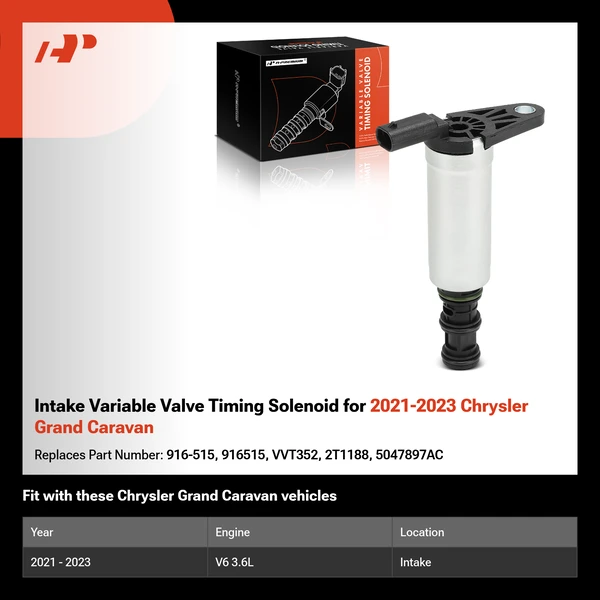 Intake Variable Valve Timing Solenoid for 2021-2023 Chrysler Grand Caravan