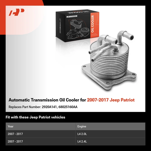 Automatic Transmission Oil Cooler for 2007-2017 Jeep Patriot