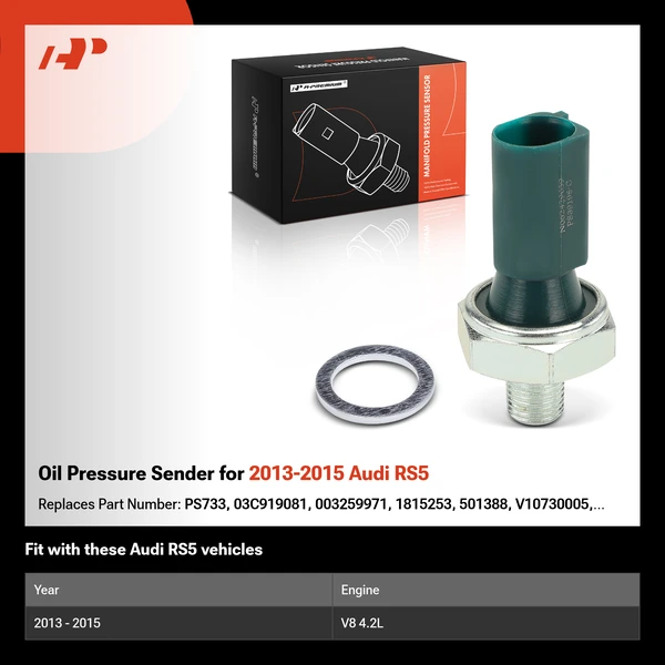 Oil Pressure Sender for 2013-2015 Audi RS5