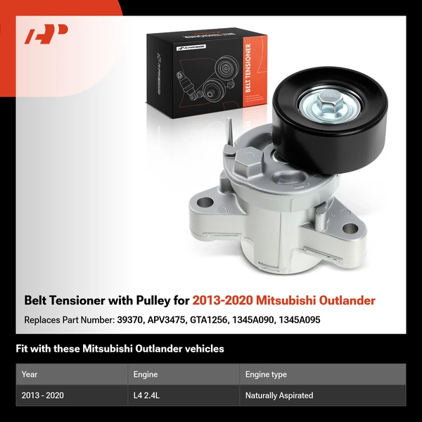 Belt Tensioner with Pulley for 2013-2020 Mitsubishi Outlander