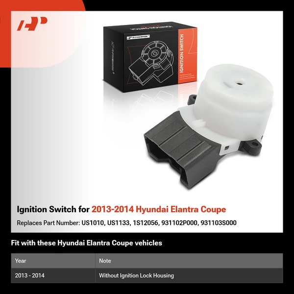 Ignition Switch for 2013-2014 Hyundai Elantra Coupe