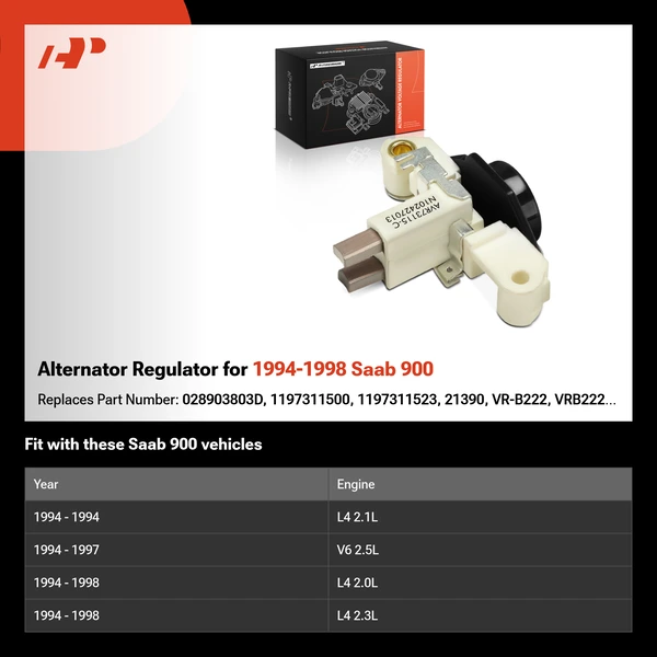 Alternator Regulator for 1994-1998 Saab 900
