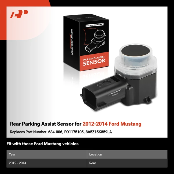 Rear Parking Assist Sensor for 2012-2014 Ford Mustang