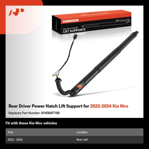 Rear Driver Power Hatch Lift Support for 2022-2024 Kia Niro