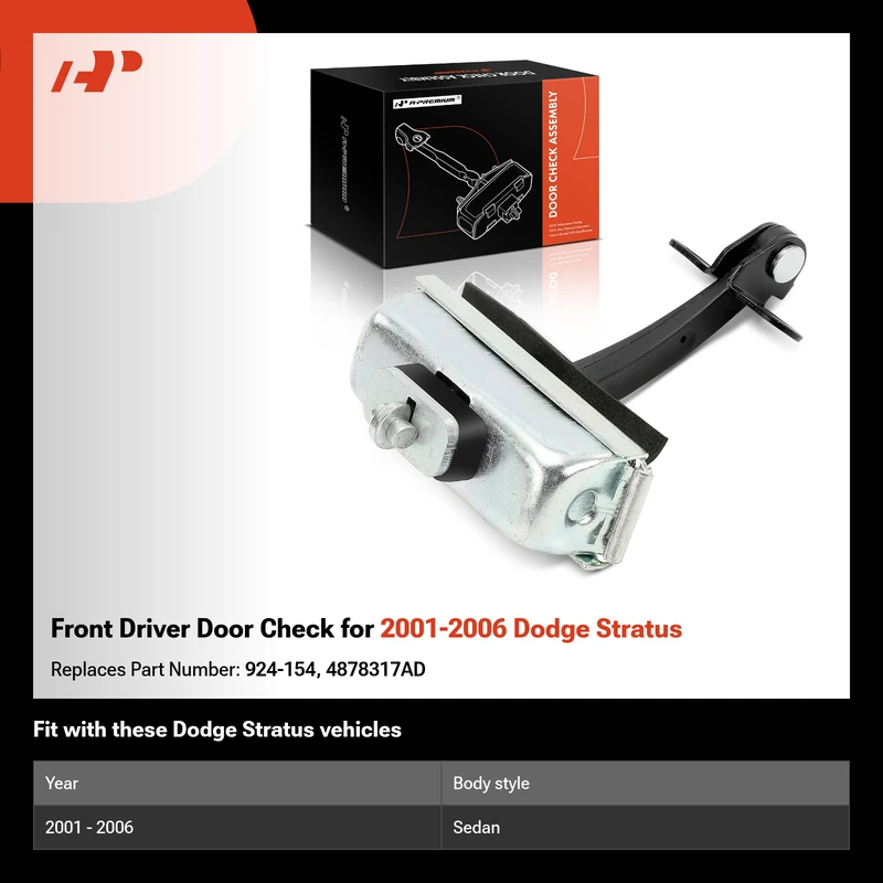 Front Driver Door Check for 2001-2006 Dodge Stratus