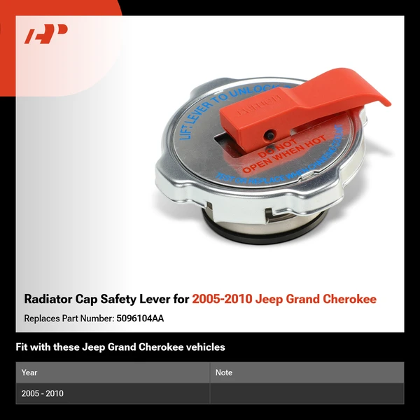 Radiator Cap Safety Lever for 2005-2010 Jeep Grand Cherokee