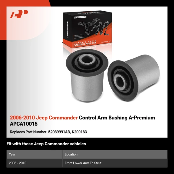 2006-2010 Jeep Commander Control Arm Bushing A-Premium APCA10015
