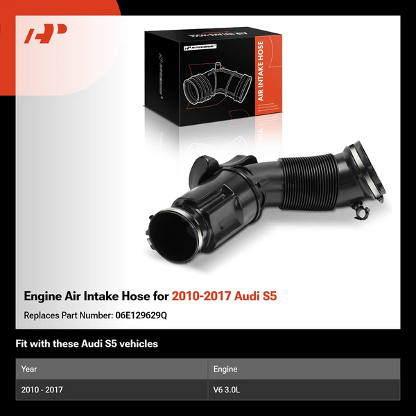 Engine Air Intake Hose for 2010-2017 Audi S5