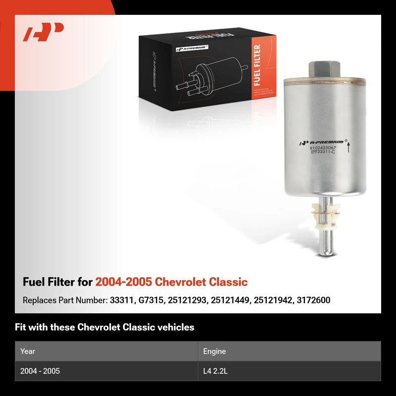 Fuel Filter for 2004-2005 Chevrolet Classic