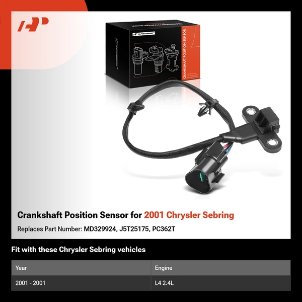 Crankshaft Position Sensor for 2001 Chrysler Sebring