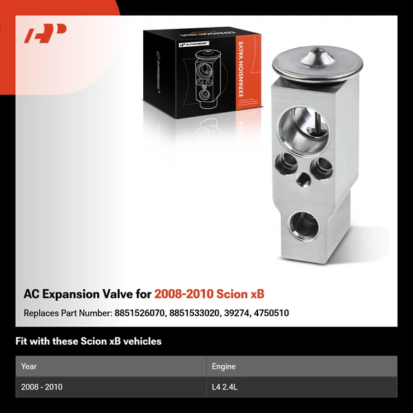 AC Expansion Valve for 2008-2010 Scion xB