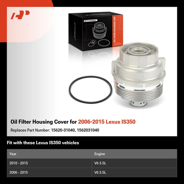 Oil Filter Housing Cover for 2006-2015 Lexus IS350