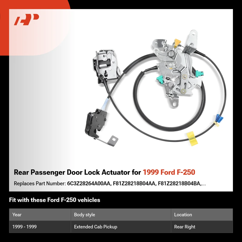 Rear Passenger Door Lock Actuator for 1999 Ford F-250