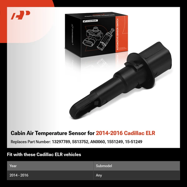 Cabin Air Temperature Sensor for 2014-2016 Cadillac ELR
