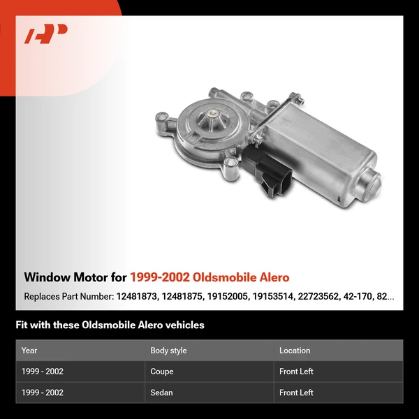 Window Motor for 1999-2002 Oldsmobile Alero