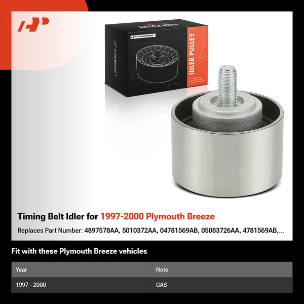 Timing Belt Idler for 1997-2000 Plymouth Breeze