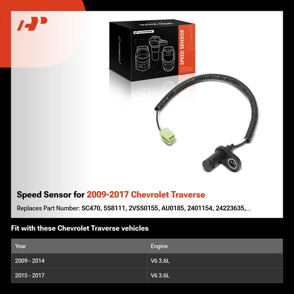 Speed Sensor for 2009-2017 Chevrolet Traverse