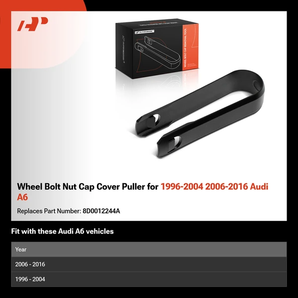 Wheel Bolt Nut Cap Cover Puller for 1996-2004 2006-2016 Audi A6