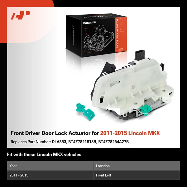 Front Driver Door Lock Actuator for 2011-2015 Lincoln MKX