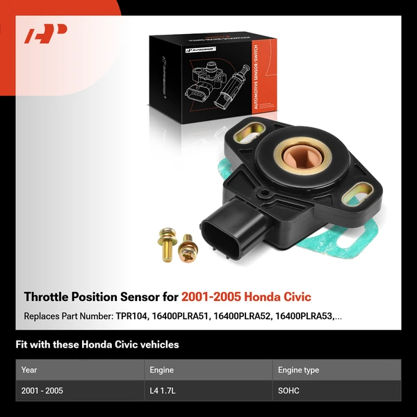 Throttle Position Sensor for 2001-2005 Honda Civic