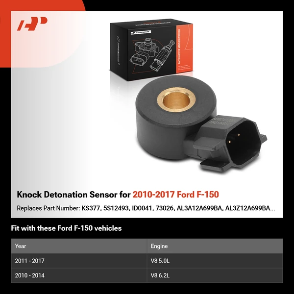Knock Detonation Sensor for 2010-2017 Ford F-150