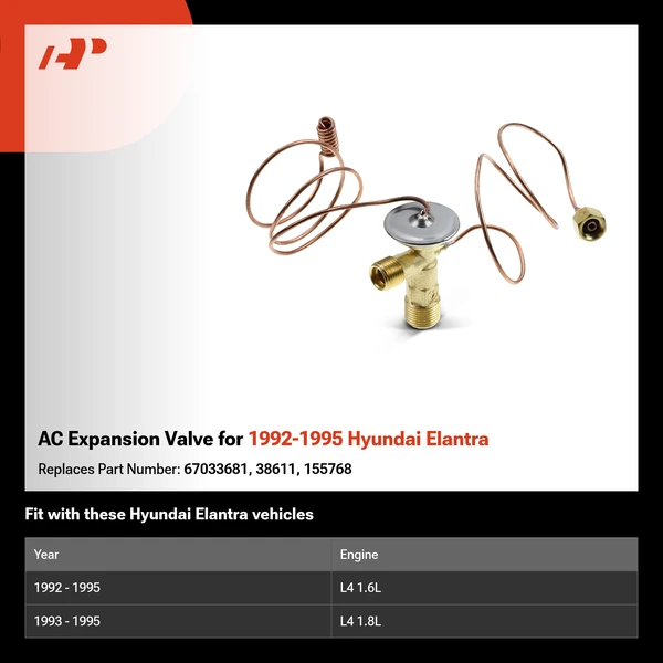 AC Expansion Valve for 1992-1995 Hyundai Elantra