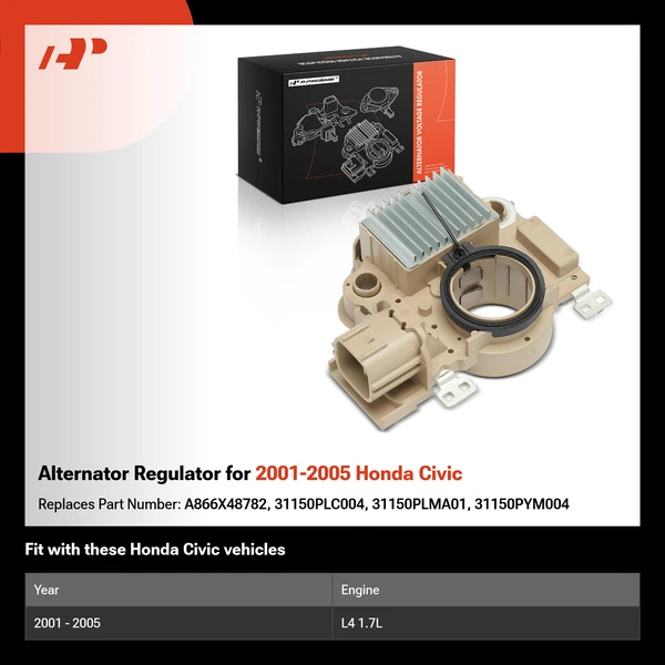 Alternator Regulator for 2001-2005 Honda Civic