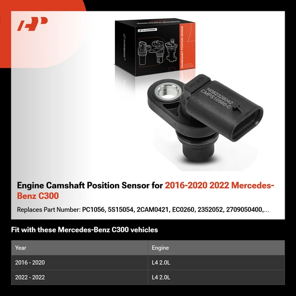 Engine Camshaft Position Sensor for 2016-2020 2022 Mercedes-Benz C300